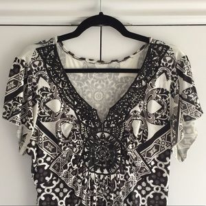 Boho bejewelled maxi dress